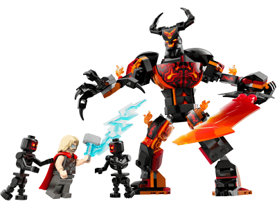 Thor vs. Surtur Construction Figure