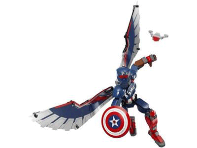 New Captain America Construction Figure