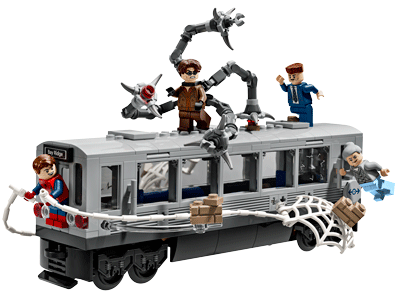 76321 Spider-Man vs. Doc Ock Subway Train Scene