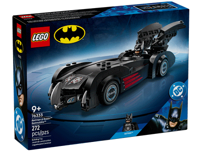 76333-box-front LEGO set 76333 Batman & Robin Batmobile Box Front