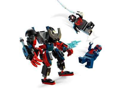 LEGO set 76337 Miles Morales Mech vs. Spider-Man 2099