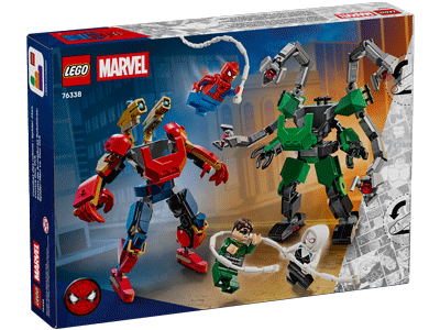LEGO set 76338 Mech Battle: Spider-Man vs. Doc Ock Box Back