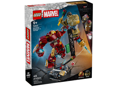 LEGO set 76343 Epic Battle: Hulkbuster vs. The Hulk Box Front