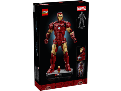 LEGO set 76344 Iron Man Mark 3 Collectors' Edition Box Back