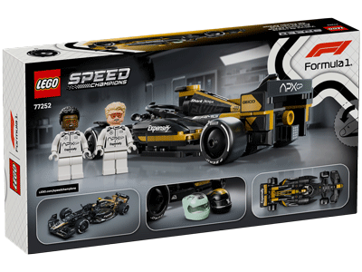 LEGO set 77252 APXGP Team Race Car from F1® The Movie Box Back