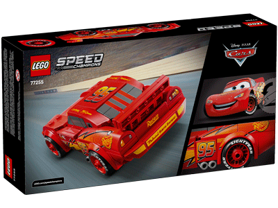77255-box-back LEGO set 77255 Lightning McQueen Box Back