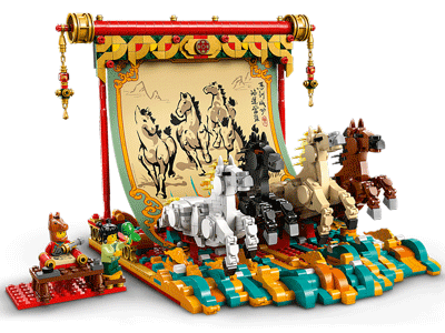 LEGO set 80119 Galloping Horses Canvas