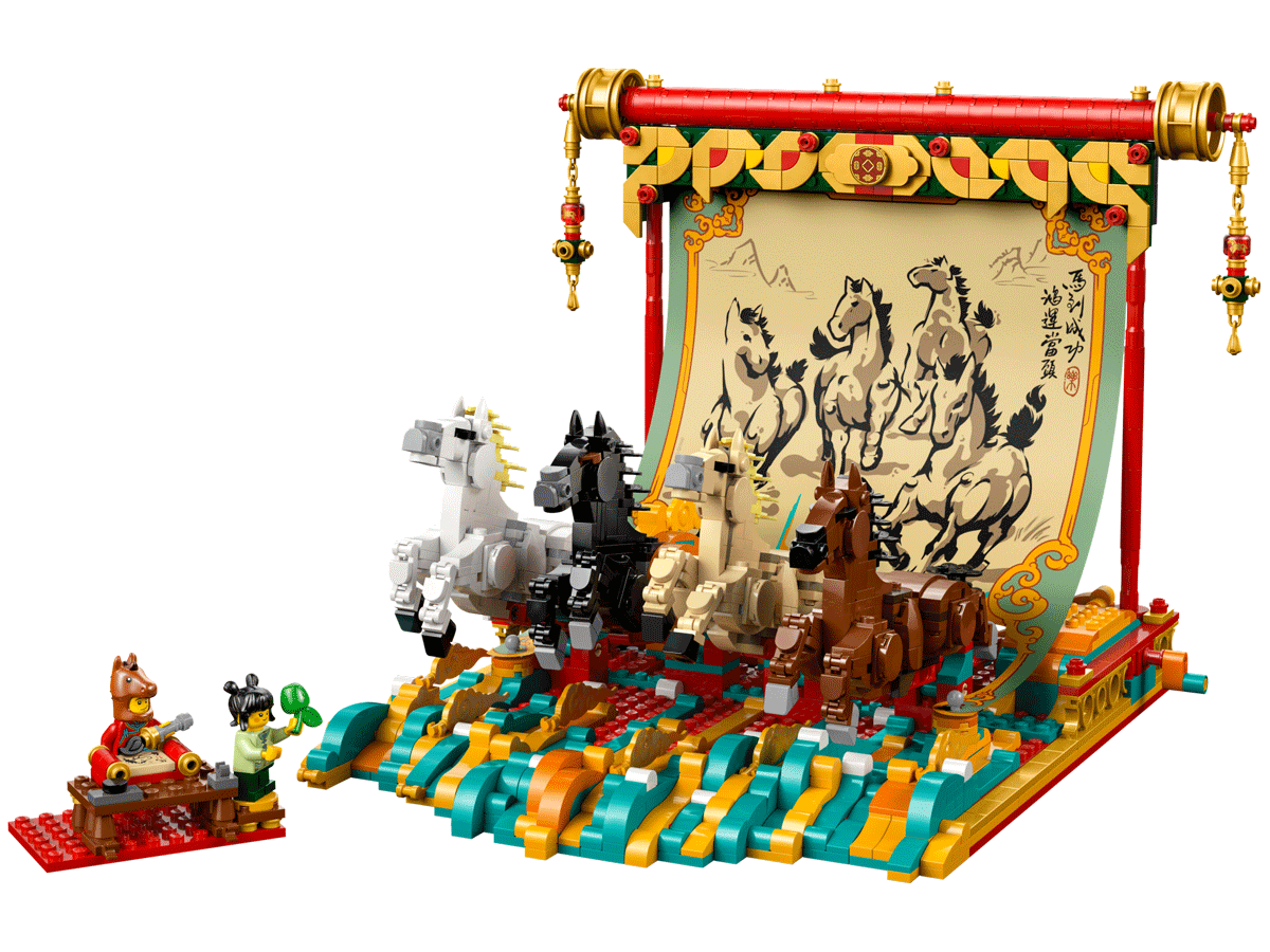 Galloping Horses Canvas