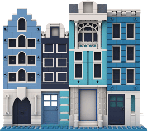 Amsterdam Houses by dubidabidubidu