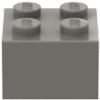 LEGO Brick Color Dark Gray