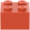 LEGO Brick Color Bright Reddish Orange
