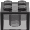 LEGO Brick Color Trans Black
