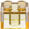 LEGO Brick Color Trans Yellow
