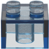 LEGO Brick Color Trans Medium Blue