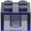 LEGO Brick Color Trans Purple