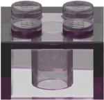 Transparent Bright Reddish Lilac