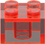 Transparent Flourescent Reddish Orange