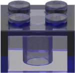 Transparent Bright Bluish Violet