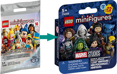 LEGO CMF Packaging