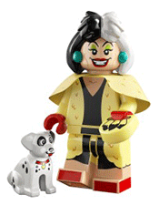 LEGO Cruella de Vil & Dalmation Puppy Minifigure