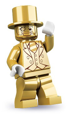 LEGO Mr Gold Minifigure