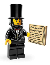 LEGO Abraham Lincoln Minifigure