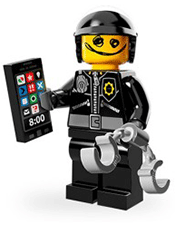 LEGO Scribble-Face Bad Cop Minifigure