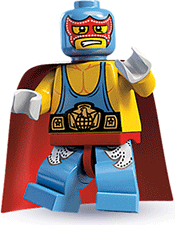 LEGO Super Wrestler Minifigure