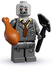 LEGO Zombie Minifigure