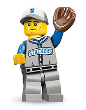 LEGO Baseball Fielder Minifigure