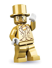 LEGO Mr. Gold Minifigure