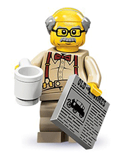LEGO Grandpa Minifigure