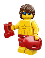 LEGO Lifeguard Minifigure