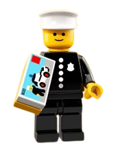 LEGO Classic Police Officer Minifigure