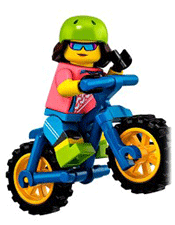 LEGO Mountain Biker Minifigure
