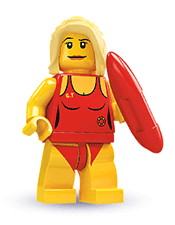 LEGO Lifeguard Minifigure