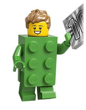 LEGO Brick Costume Guy Minifigure