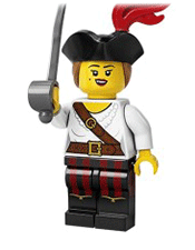 LEGO Pirate Girl Minifigure
