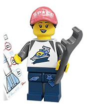 LEGO Space Fan Minifigure