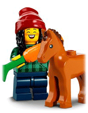 LEGO Horse and Groom Minifigure