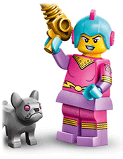 LEGO Retro Space Heroine Minifigure