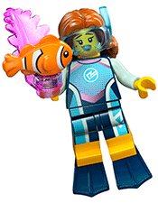 Marine Biologist Collectible Minifigure