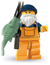 LEGO Fisherman Minifigure