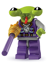 LEGO Space Alien Minifigure
