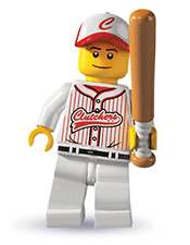 LEGO Baseball Player Minifigure