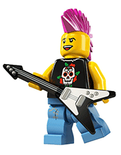 LEGO Punk Rocker Minifigure