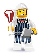 LEGO Butcher Minifigure