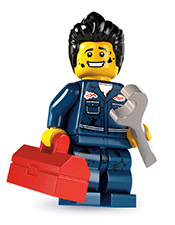 LEGO Mechanic Minifigure