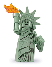 LEGO Lady Liberty Minifigure