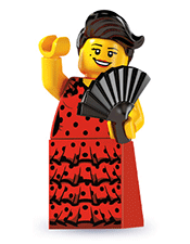 LEGO Flamenco Dancer Minifigure